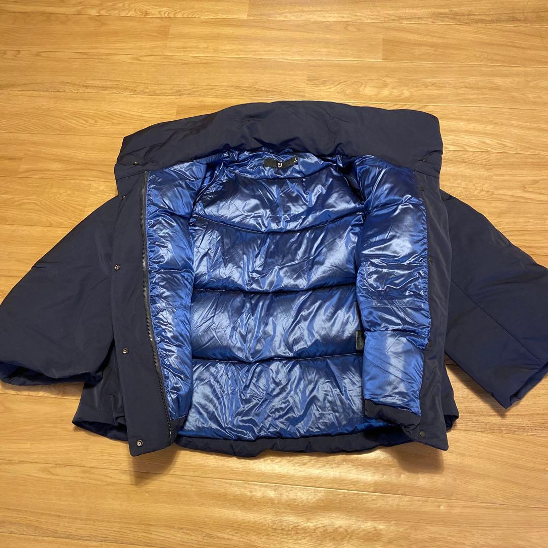 美品！UNIQLO +Jハイブリッドダウンジャケット ジルサンダー　ネイビー　S