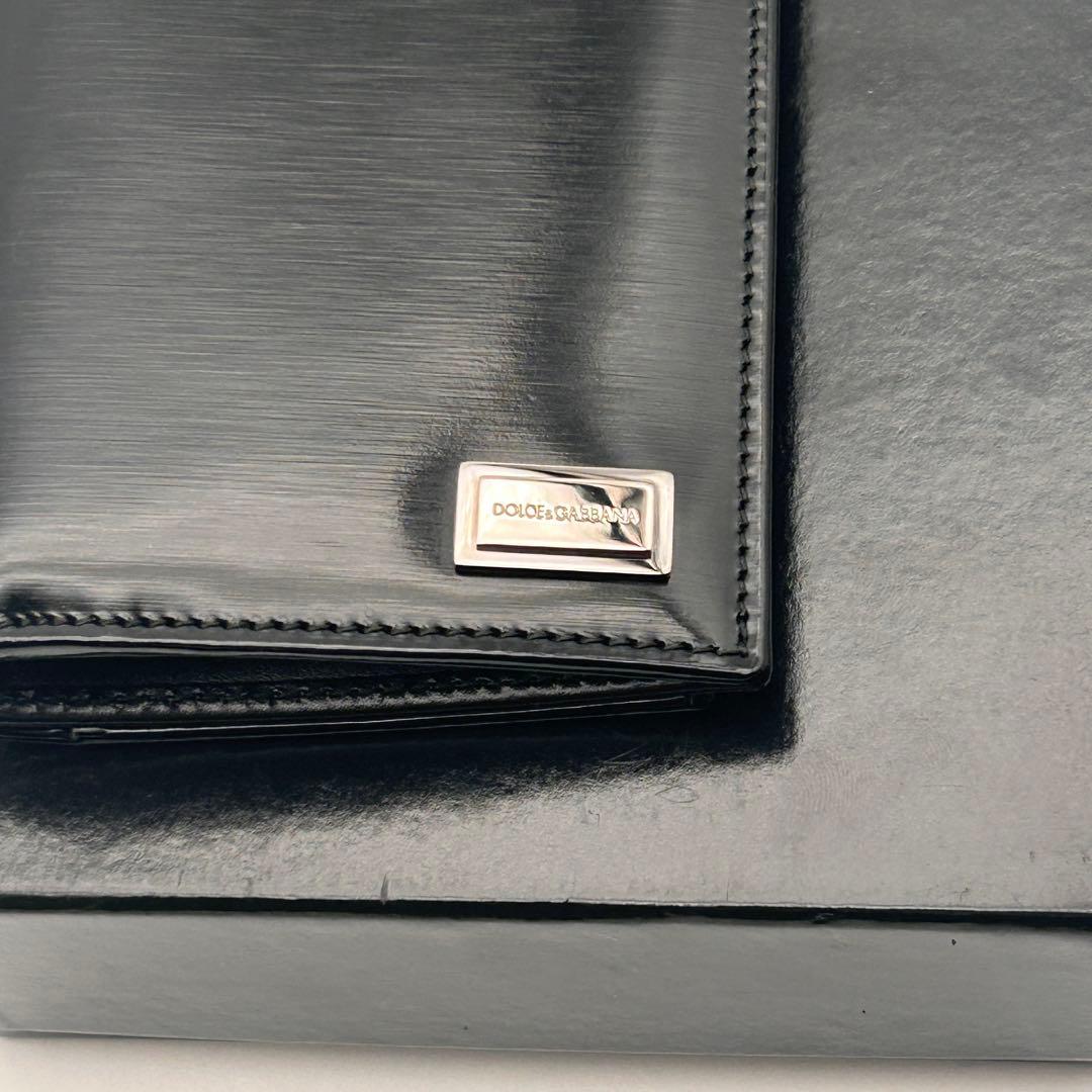 極美品✨ DOLCE & GABBANA 長財布 ブラック レザー ドルガバ