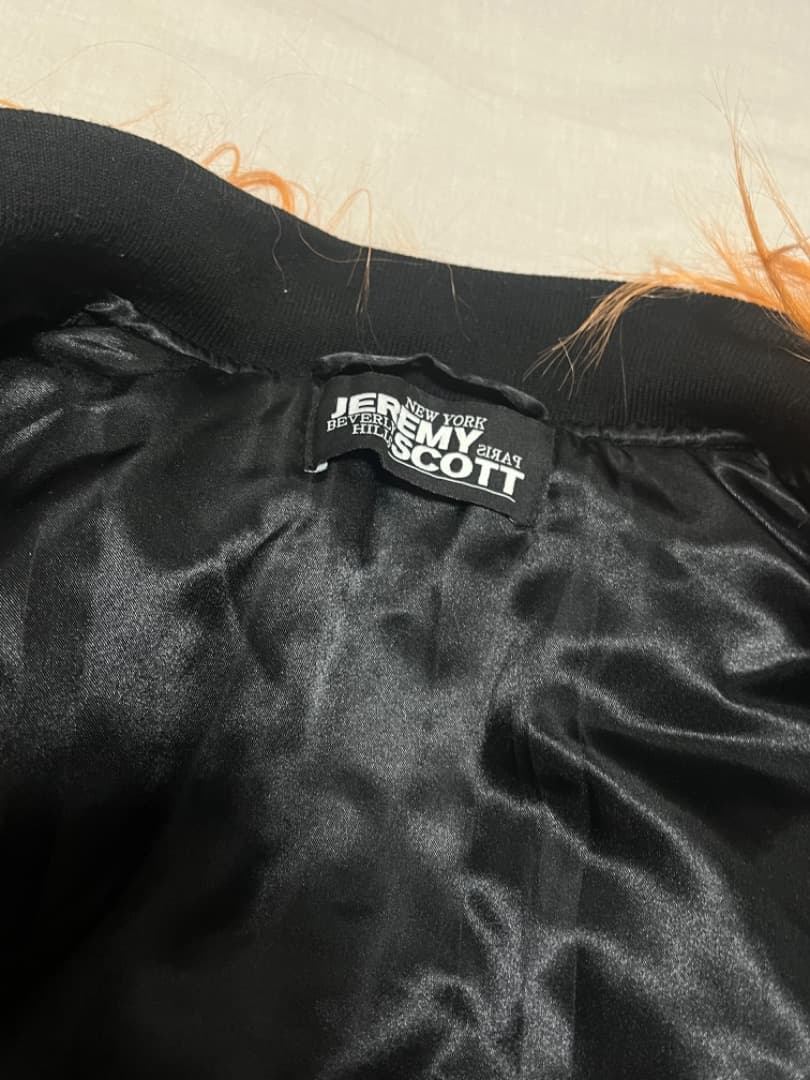 最終値下げ Jeremy Scott MA-1ジャケット ファー付き