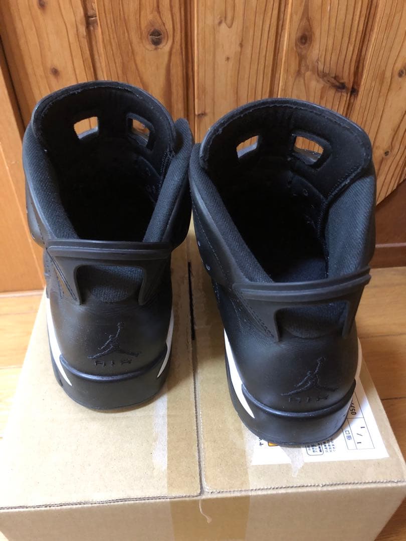Air Jordan 6 ブラックハイカットスニーカー
