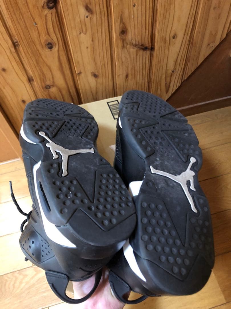 Air Jordan 6 ブラックハイカットスニーカー