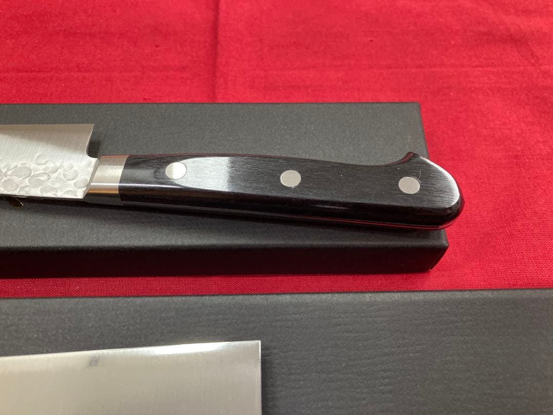 高村刃物 高村作 槌目 牛刀 210㎜＆ペティ130㎜ VG10鋼 未使用品