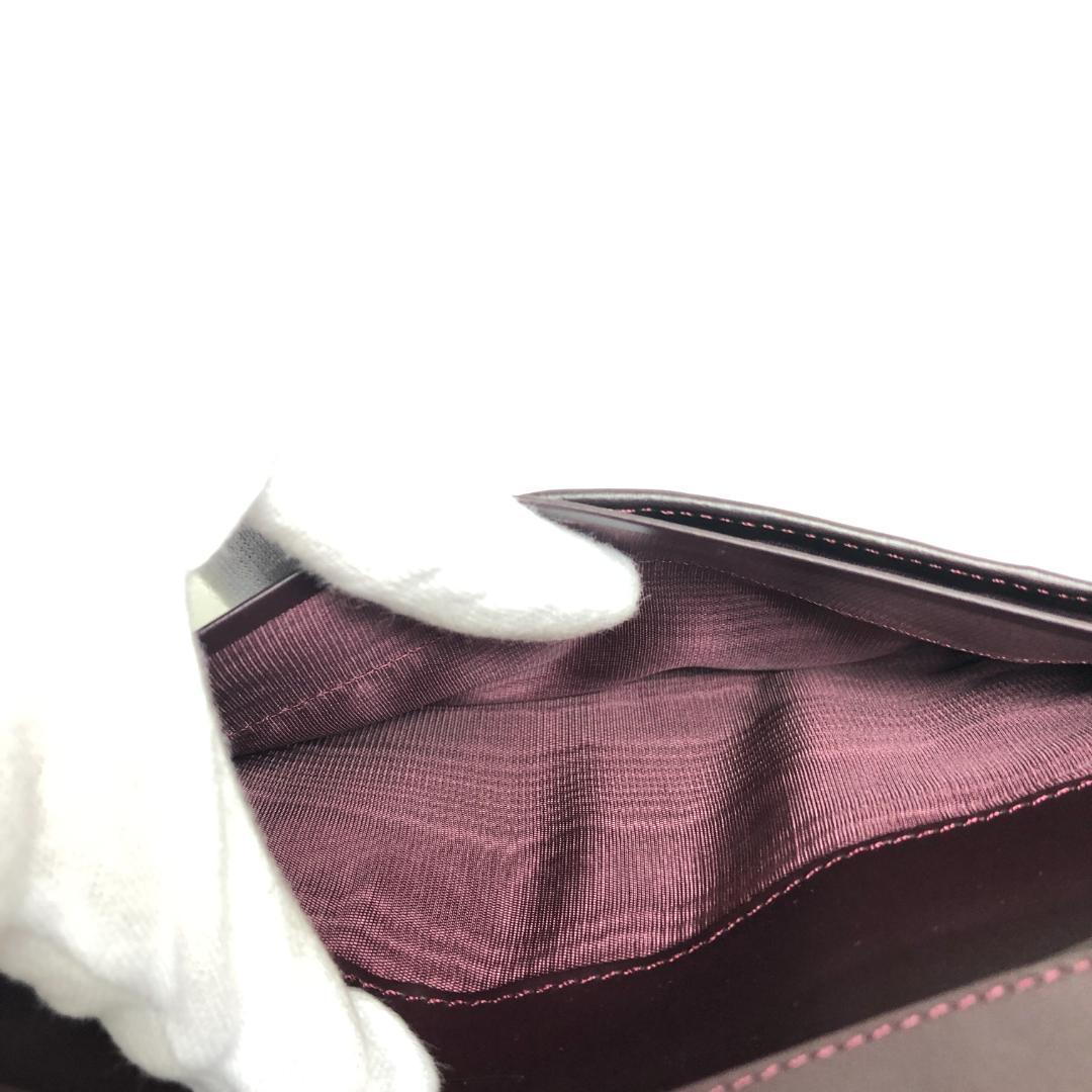【未使用保管品】9F072/パテックフィリップ/二つ折り財布/レザー/ブラウン