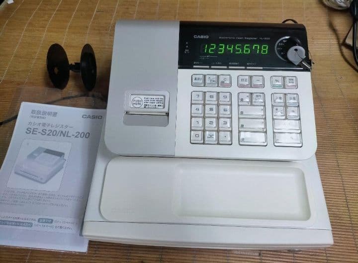 カシオレジスター　SE-S20/NL200　人気機種　送料無料　800008