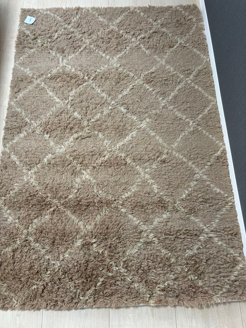 wtw シャギーラグ ラグマット ラグ 120cm × 180cm インテリア