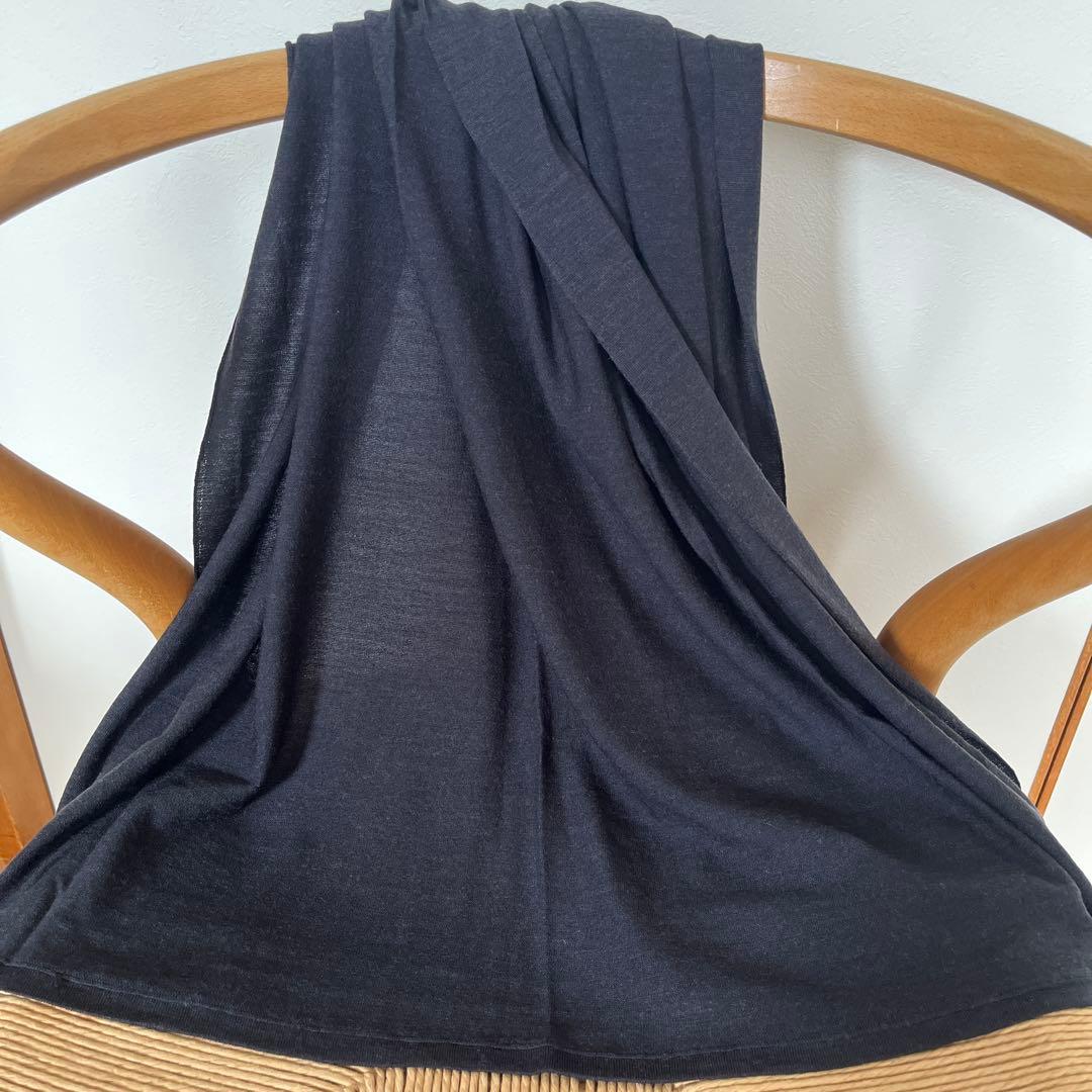 試着のみ美品 英国製JOHN SMEDLEY メリノウールマフラー 男女兼用