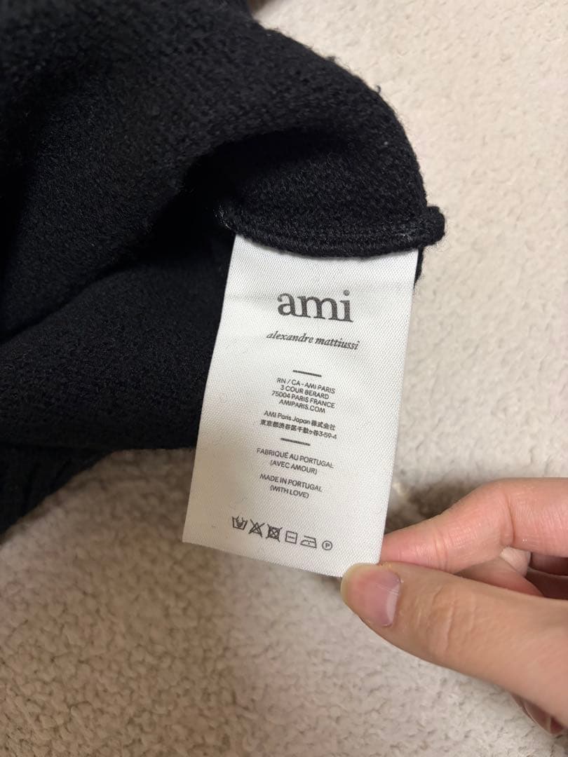 m*u様 amiparis アミパリス カーディガン セーター ブラック