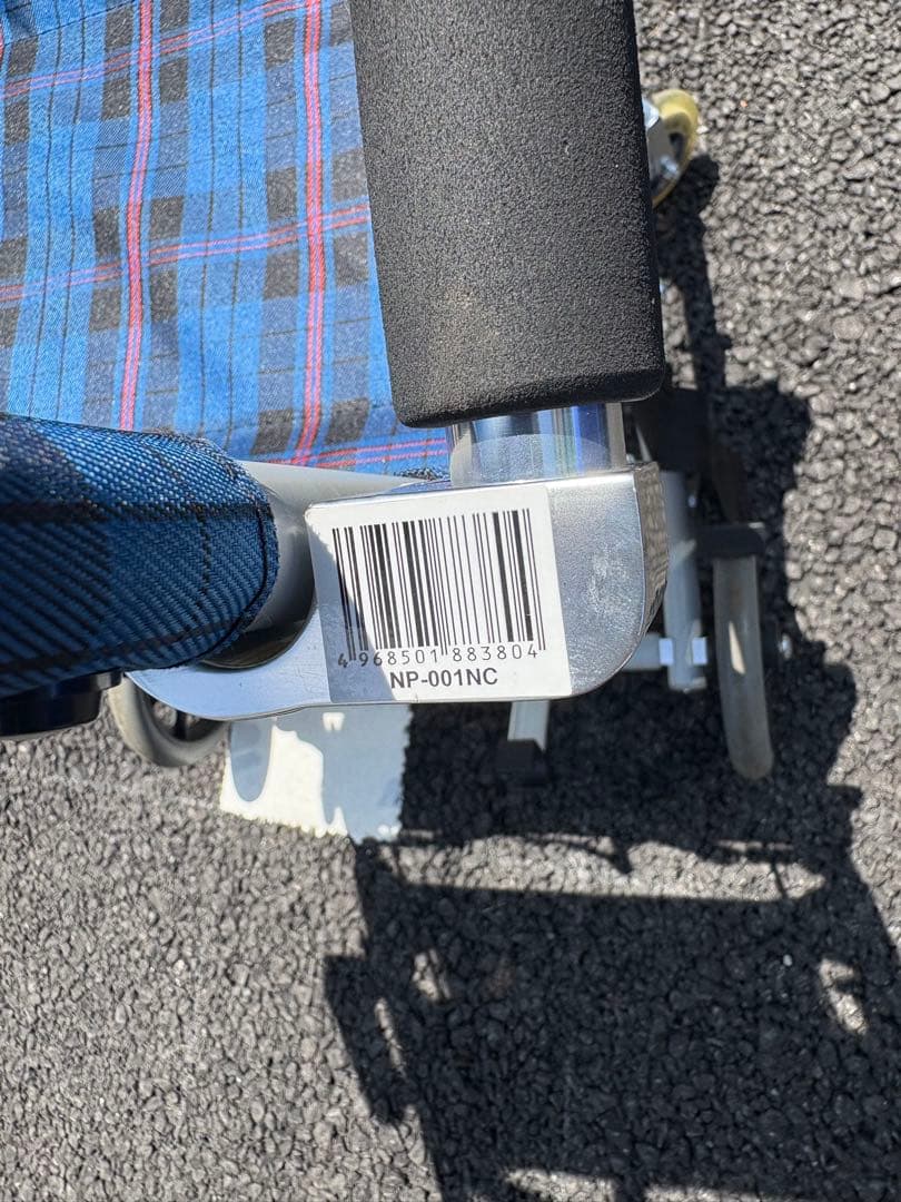 マキテックNP-001NC アルミ製車いす 介助式 折りたたみ可