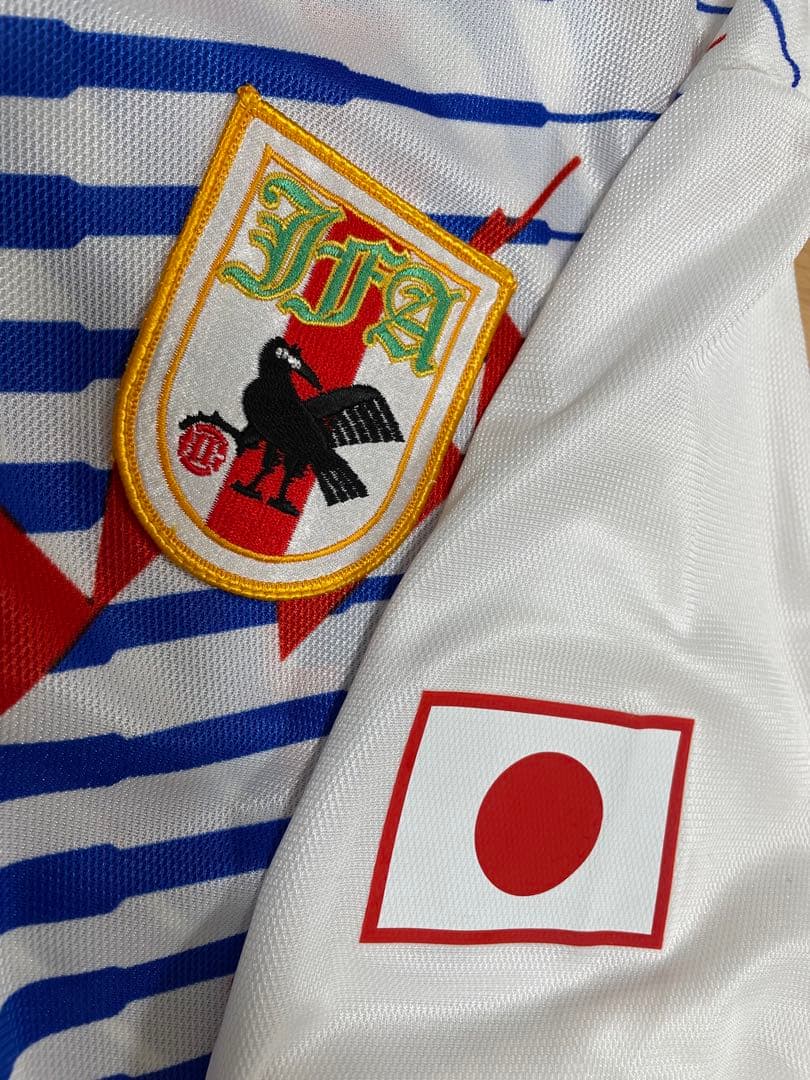 日本代表ユニフォーム 1993-94年 アメリカＷ杯予選 ラモス瑠偉 #10 Ｏ