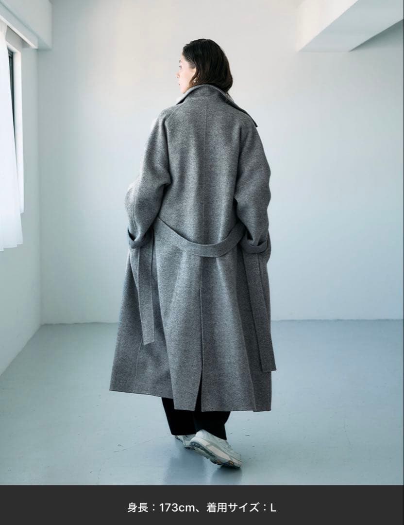 大特価‼︎【新品未使用】N.O.R.C ジーロンウールシルクネップリバーコート