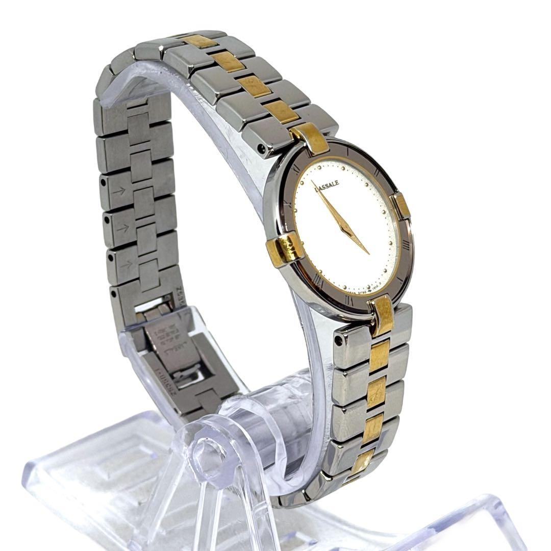 Ⴤ1393 ꕤ美品 LASSALE ラサール SEIKO 腕時計 コンビ 2針