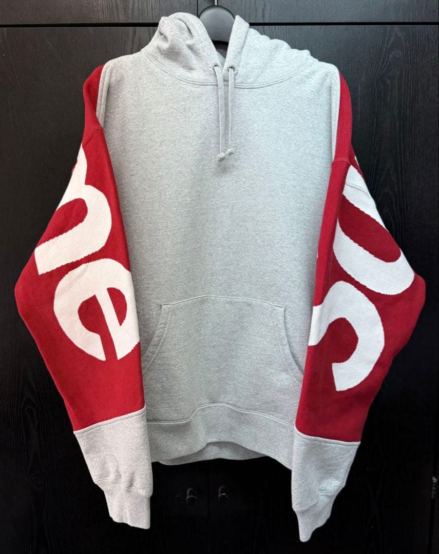 希少 シュプリーム Supreme Big Logo Jacquard パーカー