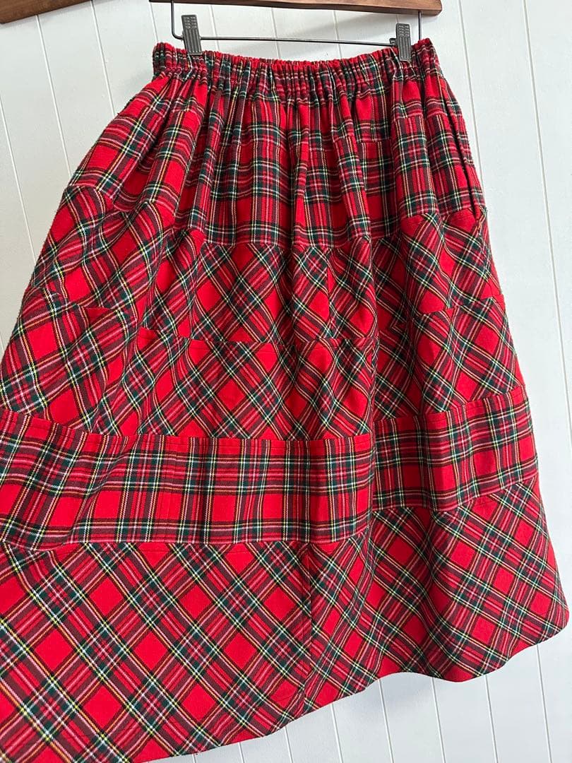 m-019tricot COMMEdesGARCONS チェックスカート