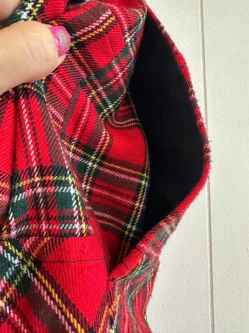 m-019tricot COMMEdesGARCONS チェックスカート