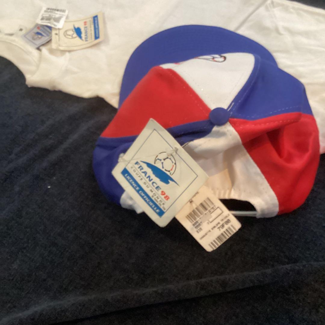 98年フランスワールドカップ記念Tシャツ&キャップセット新品