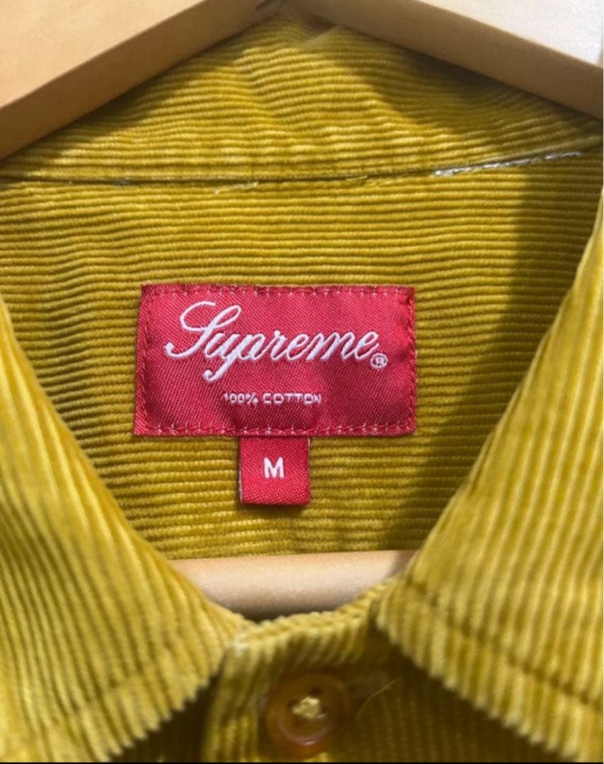Supreme コーデュロイシャツ　SIZE M