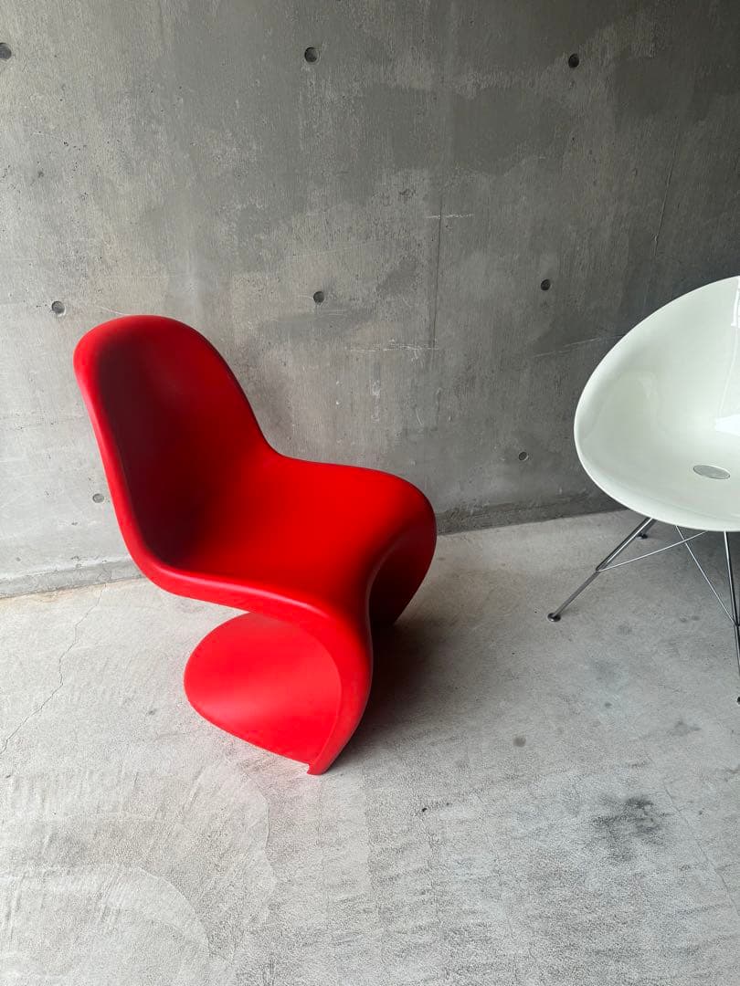 【さらぽん①】Vitra パントンチェア艶なしレッド