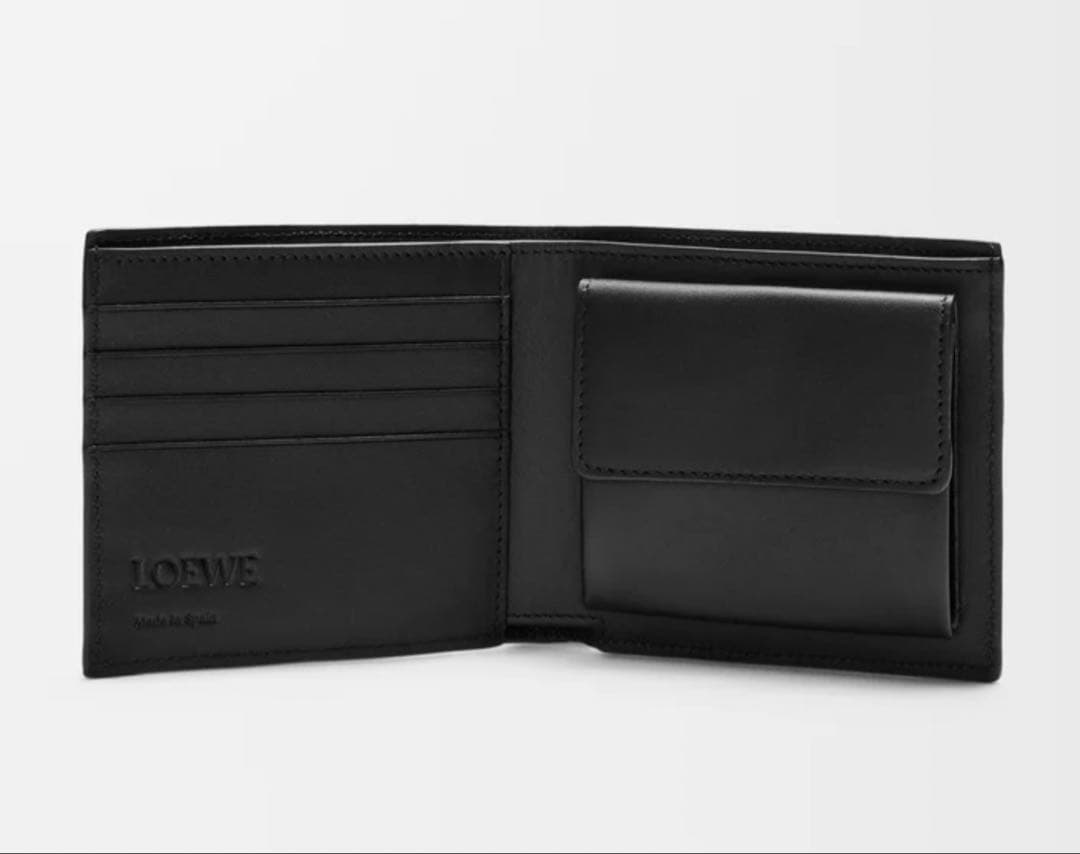 loewe パズル　バイフォールド　ウォレット　財布　ブラック