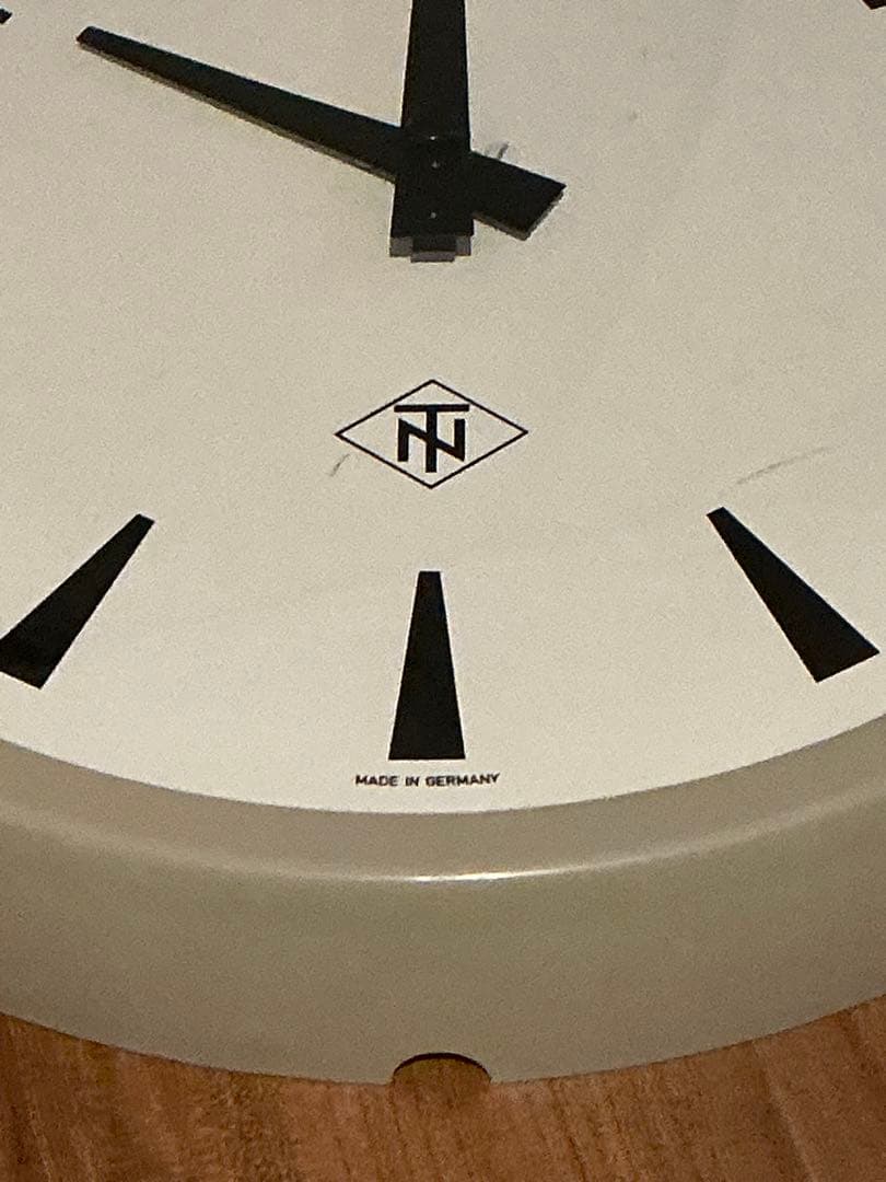 西ドイツ TN 掛け時計 ヴィンテージ レトロ インダストリアル ジャンク品