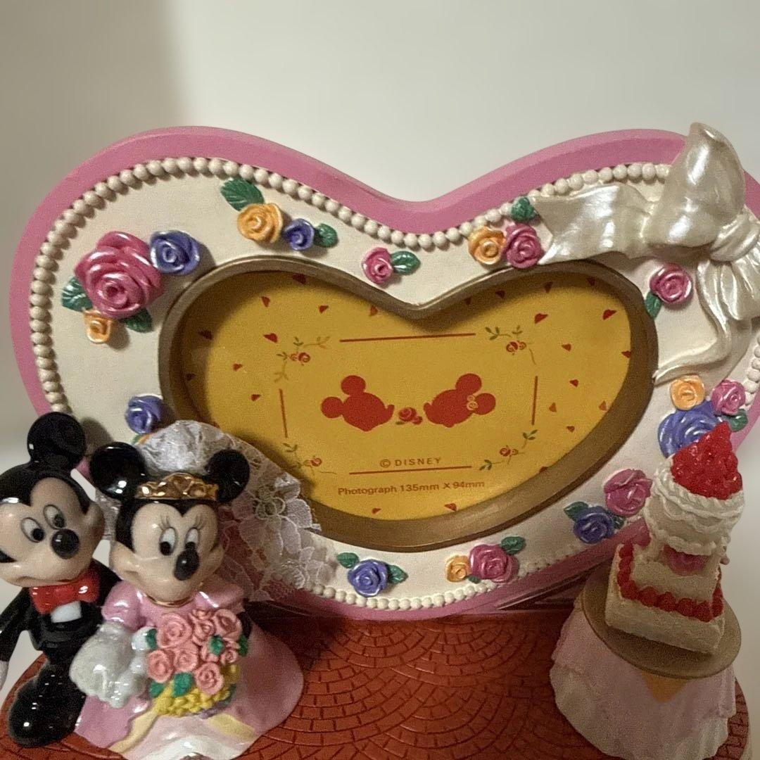 【希少】ディズニー　結婚式フォトフレーム　ウエディングフォト　ミッキー　ミニー