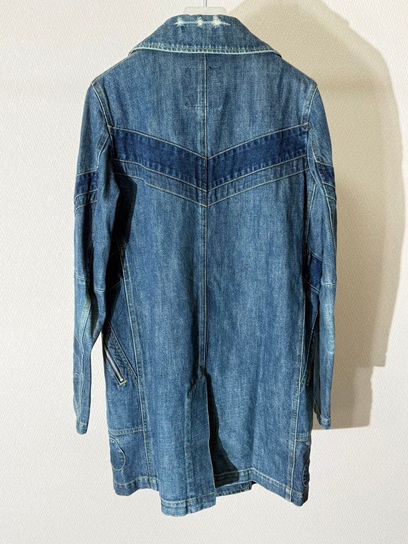 アンダーカバー 01AW davf期 デニムトレンチコート