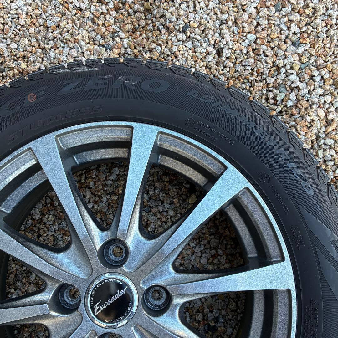 【送料込】スタッドレスタイヤ 175/65 R15 4本ホイール付き
