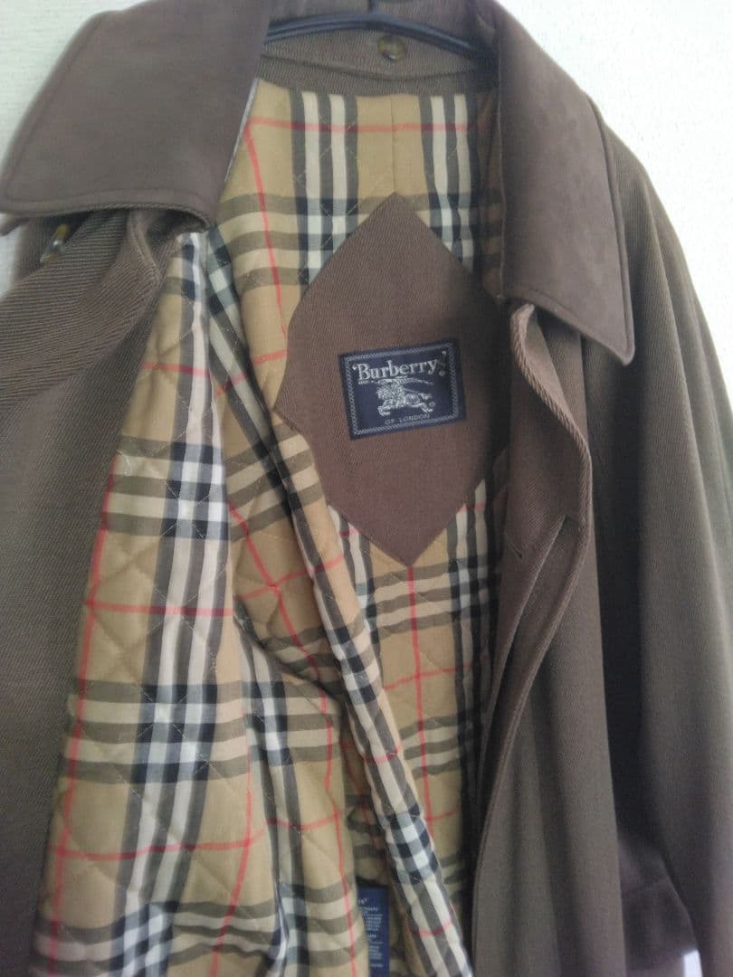 Burberry ステンカラーコート ブラウン