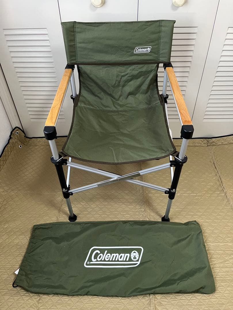 コールマン(Coleman) ツーウェイキャプテンチェア　2脚セット（赤・緑）