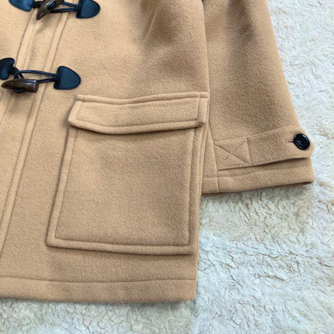 美品✨BURBERRY　ダッフルコート　メガチェック　ベージュ　牛革　三陽商会