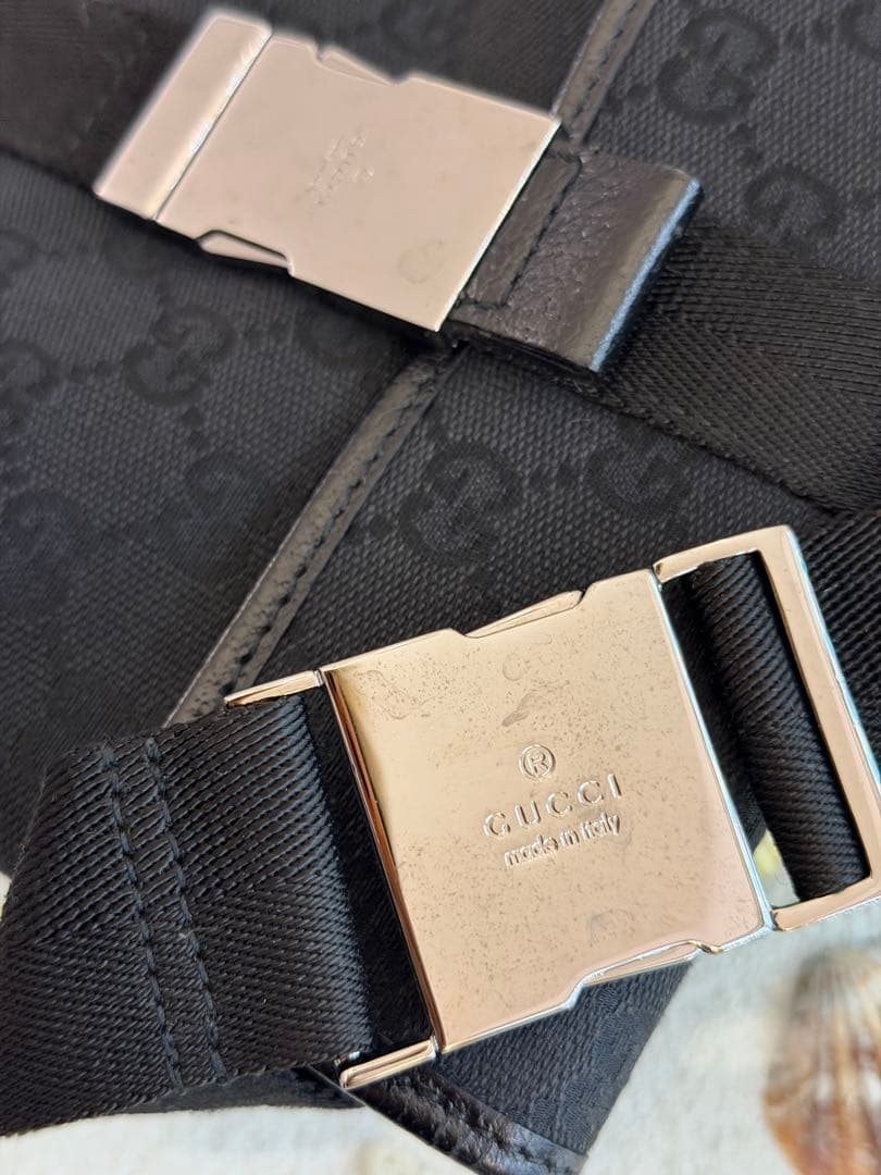 GUCCI ウエストポーチ GGキャン バス