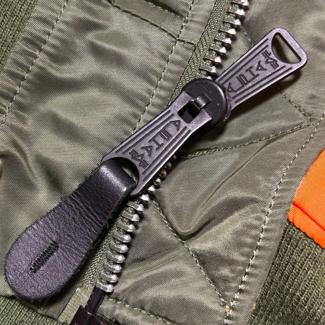 【ALPHA】MA-1 フライトジャケット JAPAN SPEC 赤タグ付 XL