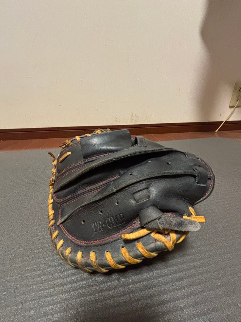 久保田スラッガー　硬式野球トレーニングキャッチャーミット　黒