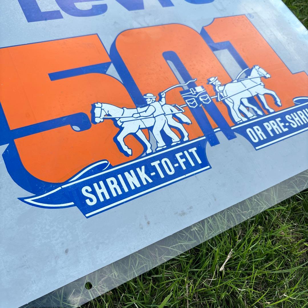 その他 VINTAGE Levi's 70s 501 advertising sign