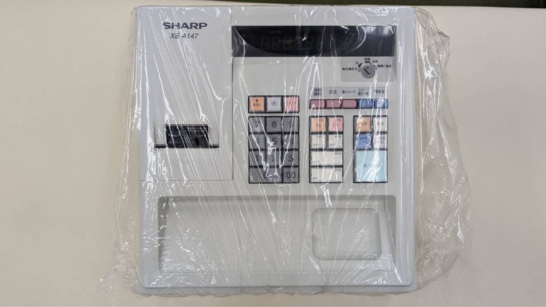SHARP XE-A147 レジスター ホワイト 未使用