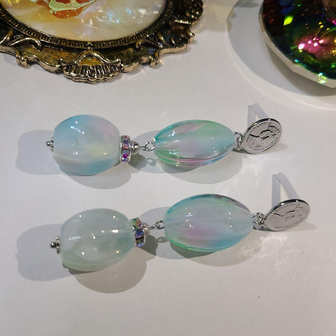 ハンドメイドピアス1702