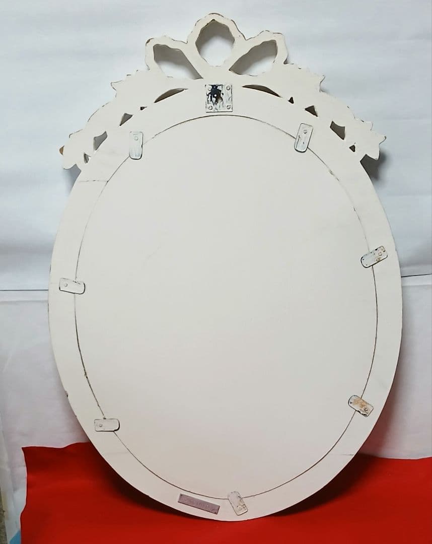 お値下げ！BLANC D'IVOIREブランディボワール 壁掛け鏡 木製枠　大型