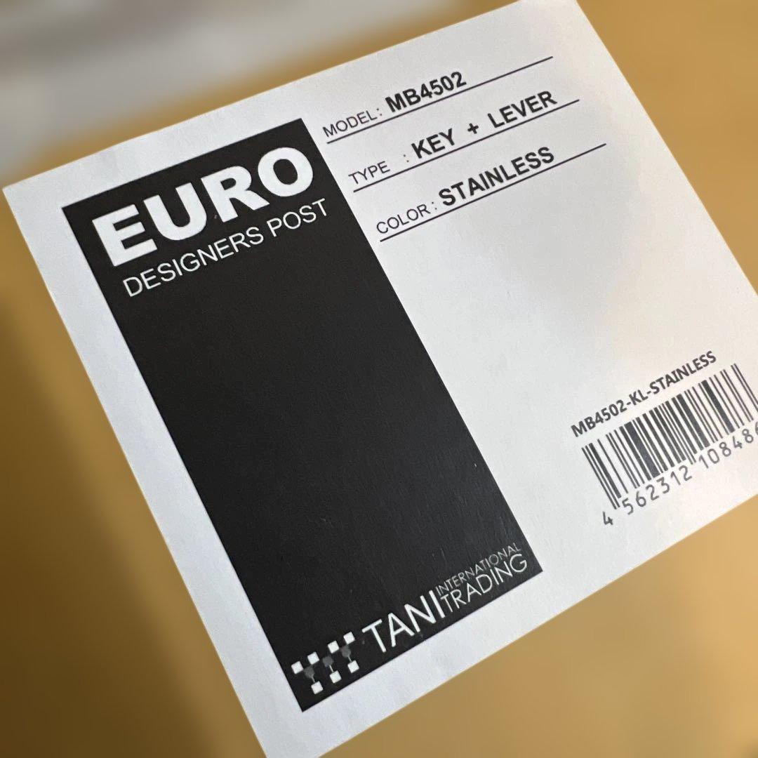 EURO デザイナーズポスト ステンレス 郵便ポスト MB4502