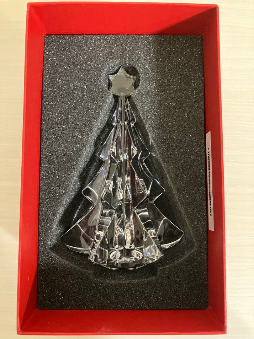 バカラ　クリスマスツリー　箱付　ほぼ未使用