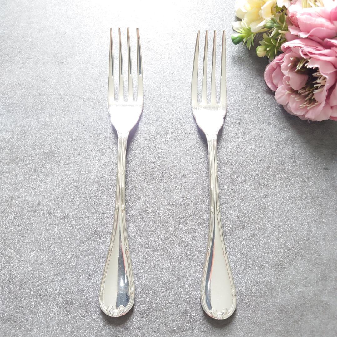 希少 クリストフル リュバン フィッシュフォーク 2点