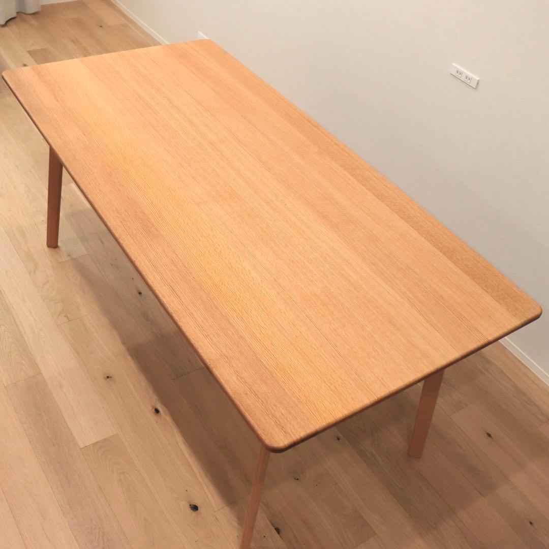 momo natural オーク材ダイニングテーブル170 180 新品送料込み