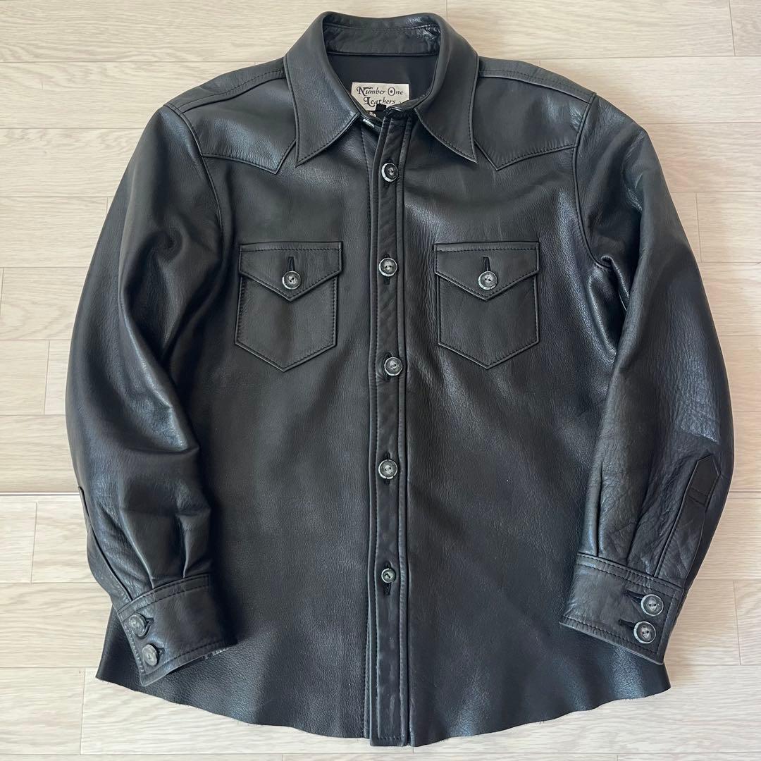 レッドムーン Number One Leathers レザージャケット 36 黒