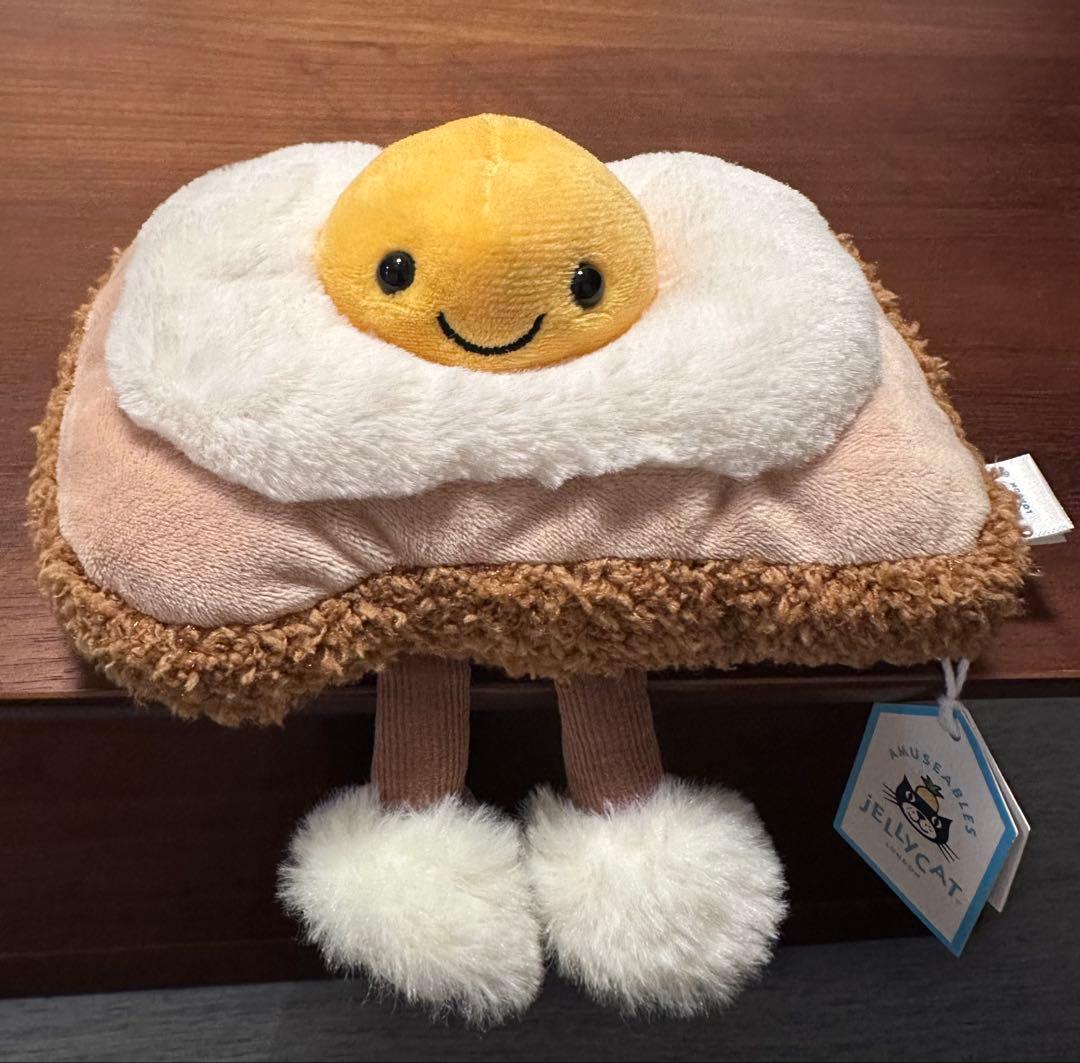 【1月末迄】エグランタイン エッグ・オン・トーストぬいぐるみ