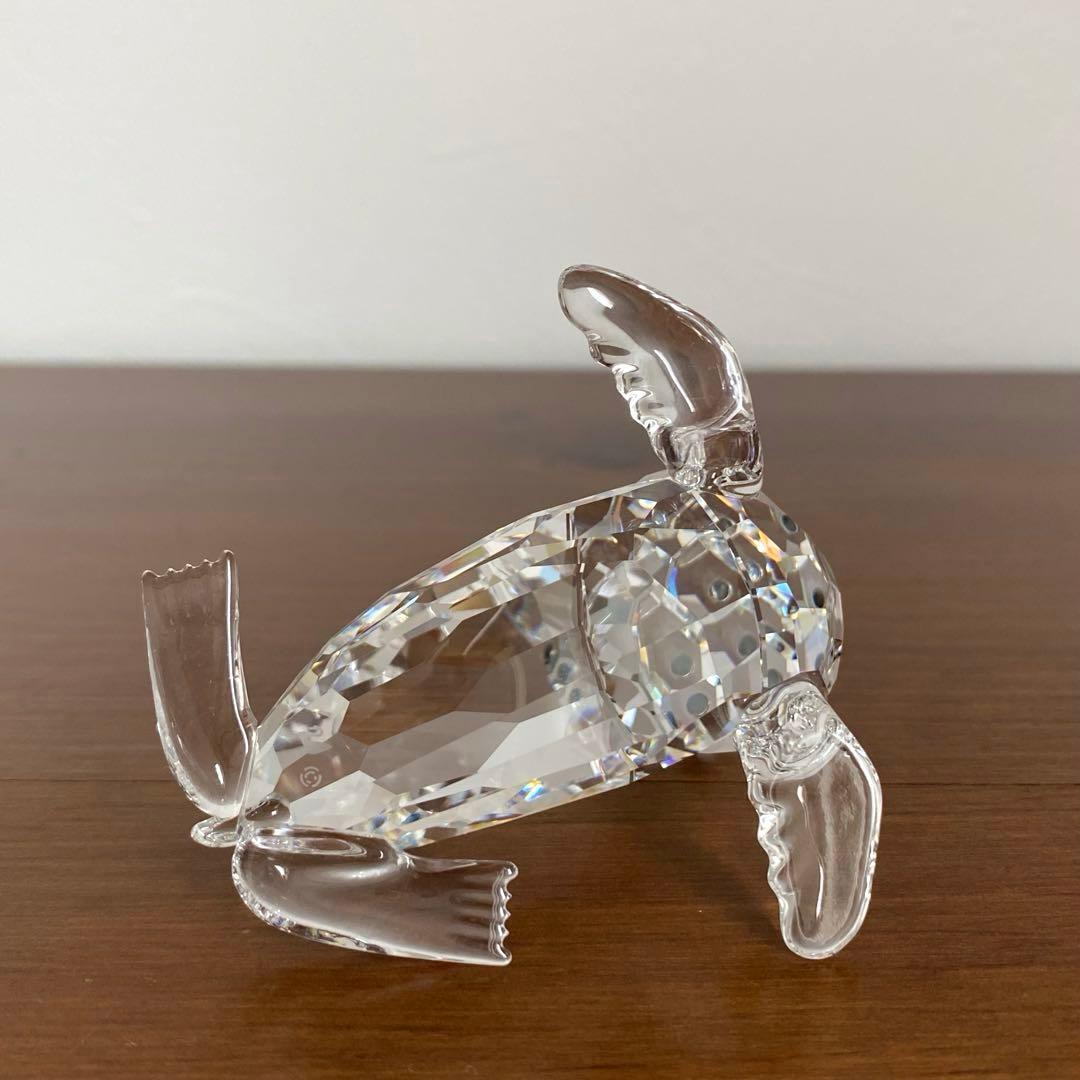 SWAROVSKI スワロフスキー クリスタル アシカ 置物