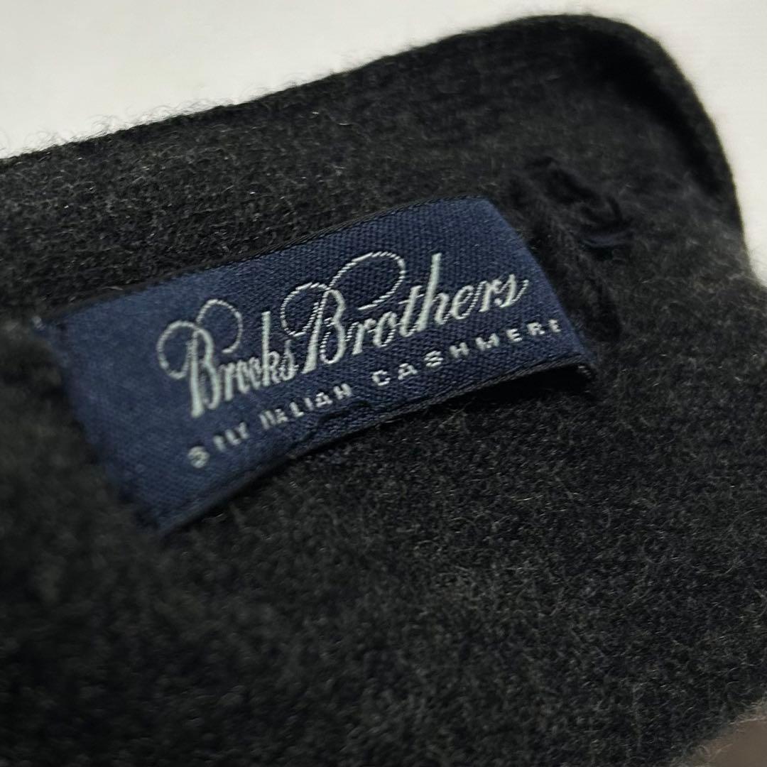 Brooks Brothers カシミヤ100% ニット カーディガン 墨黒