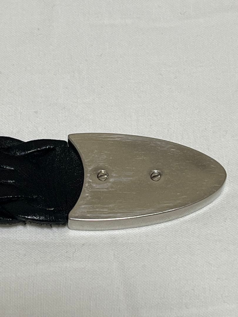 THE SOLE PUNTALE メッシュレザー ベルト 25mm幅