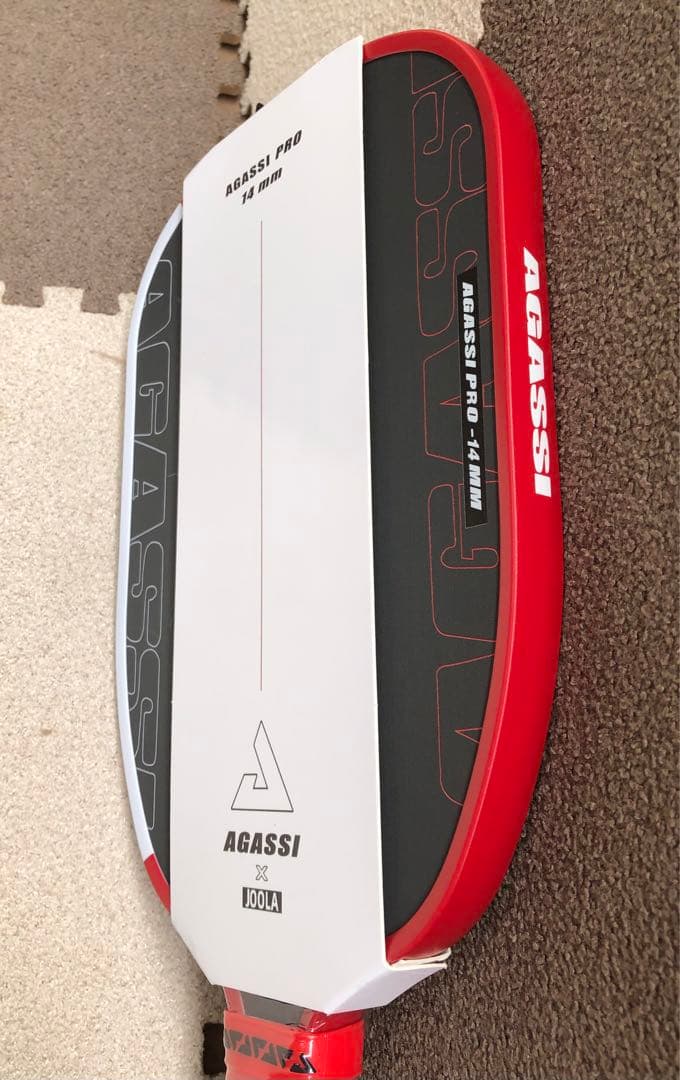 新品！！JOOLA ヨーラピックルボール パドル アガシ プロ 14mm