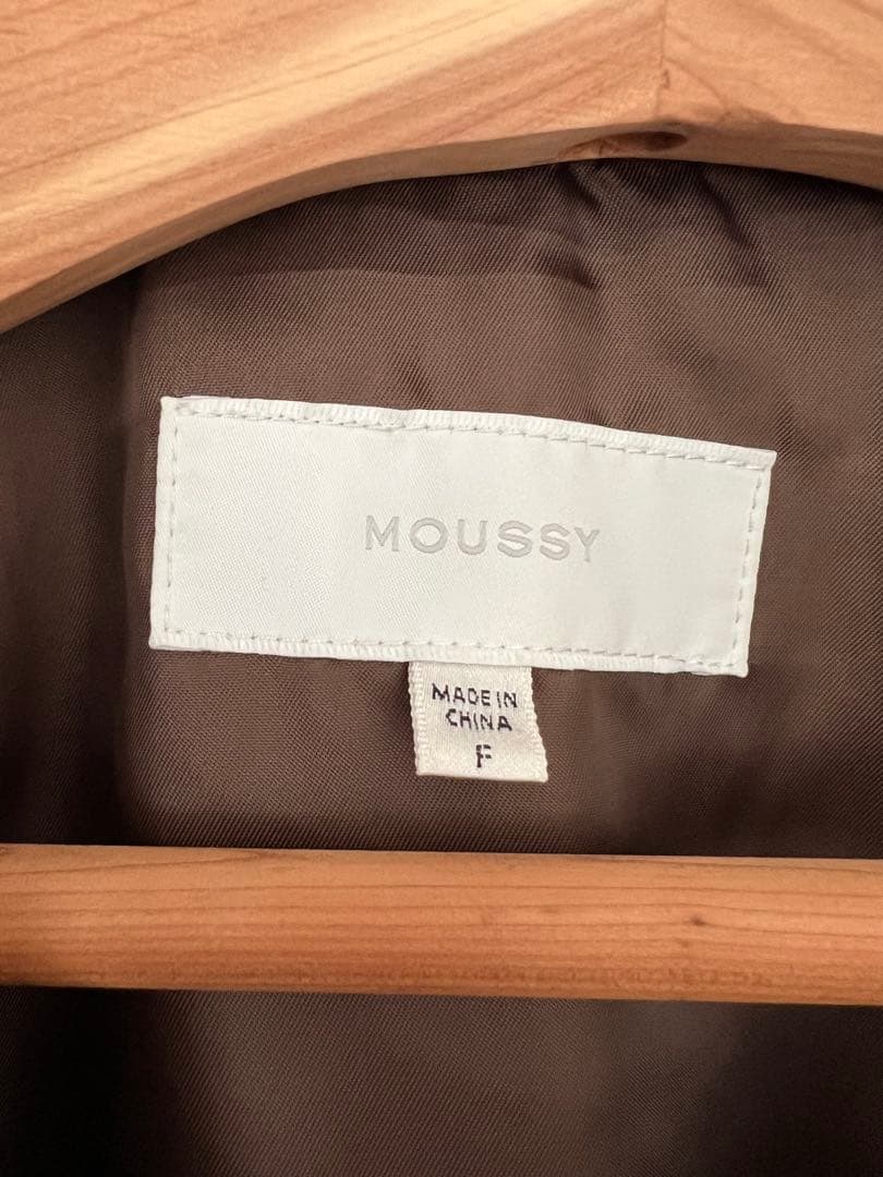 MOUSSY ブラウン レザージャケット
