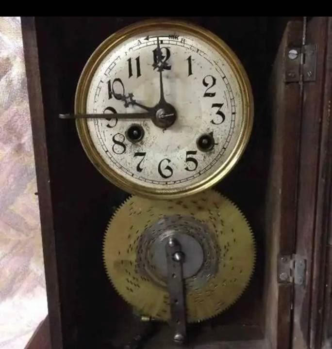 骨董品　オルゴール付き古時計