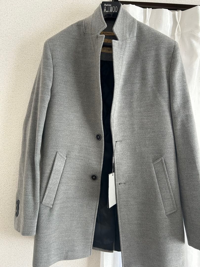 ★新品★タグ付き★ チェスターコート メンズ XL カシミヤ ★即日発送可能★