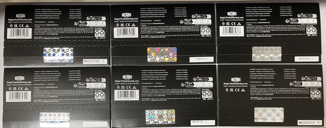 【出品1/20まで】Marvel Superdrop Foil全種+特典 未開封